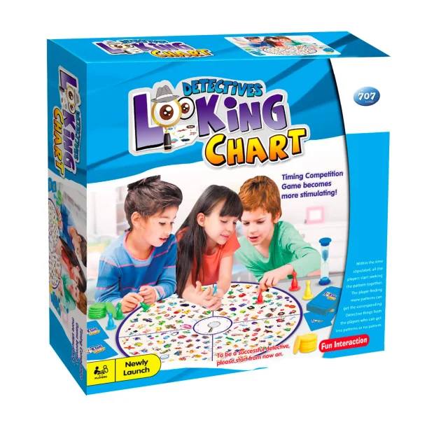 Detectives Looking Chart, board game