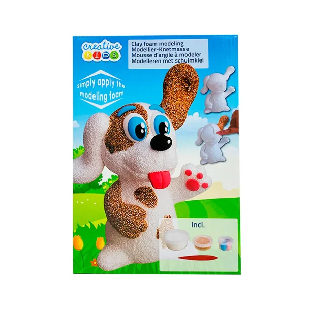 Creative Kids Foam Clay modeling foam - Dog, 63g