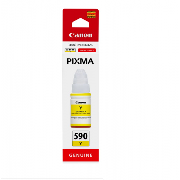 Canon GI 590BY Y blkpatron - 1606C001 Original - Gul 70 ml