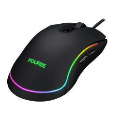 Fourze GM700 Gamingmus, svart