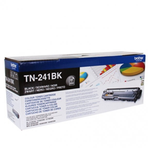 Brother TN241 BK sort Lasertoner, Original