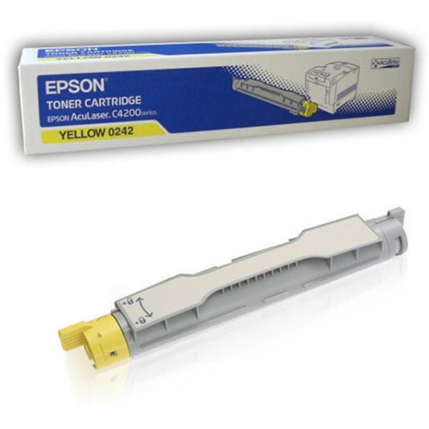 Epson Aculaser C4200 Y - Gul 8500 sider - Original Toner C13S050242