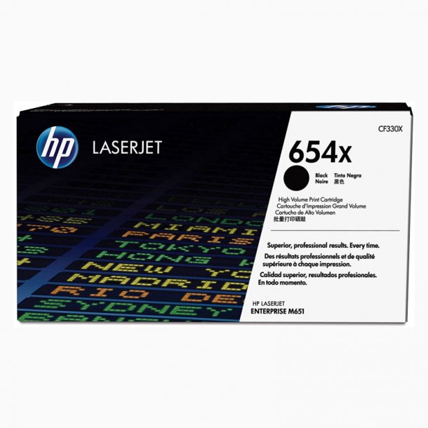 HP 654X BK Toner - CF330X Original - Black 20500 pages