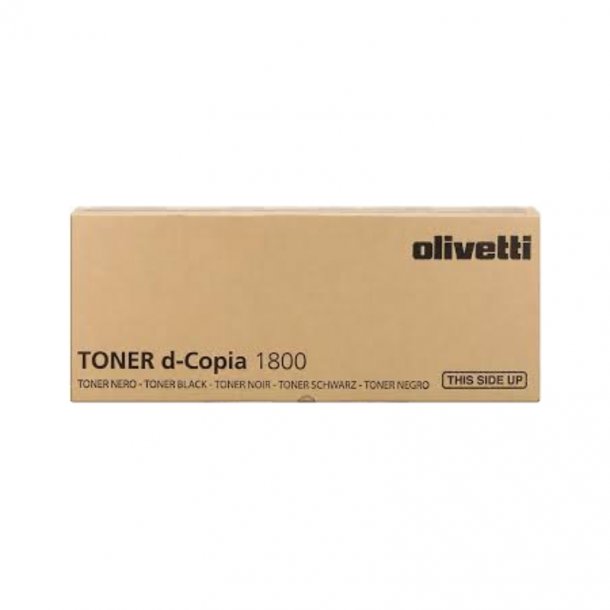 Olivetti D-Copia 1800 BK Toner - B0839 Original - Black 15000 pages