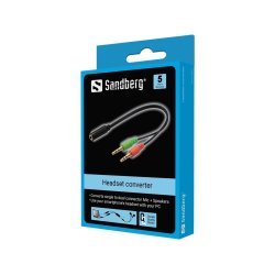 Sandberg Headsetkonverter Mobil > PC