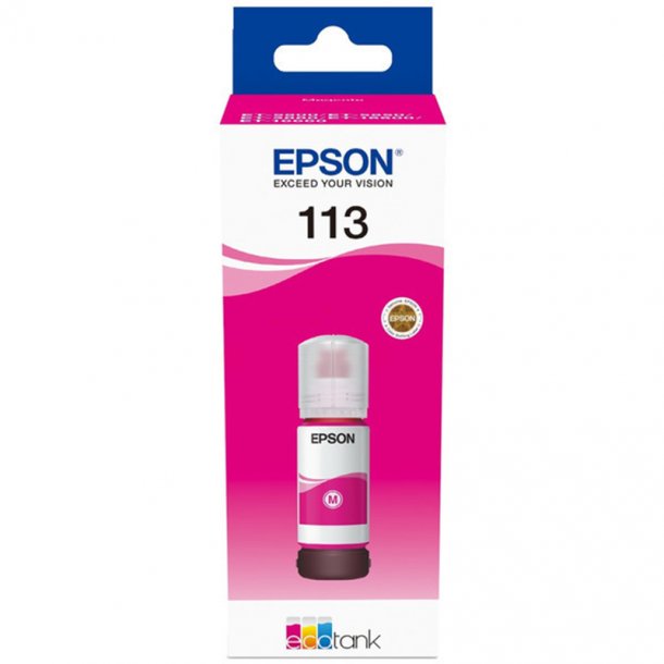 Epson 113 EcoTank M blekkpatron - C13T06B340 Original - Magenta 70 ml