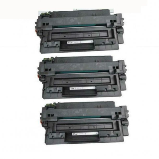 Kompatibel HP 11A XL BK combo pack 3 stk Toner (36000 sidor)