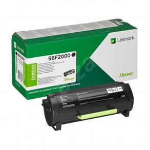 Lexmark toner MS 321dn / 421d - 56F2000 svart 6000 sider, original