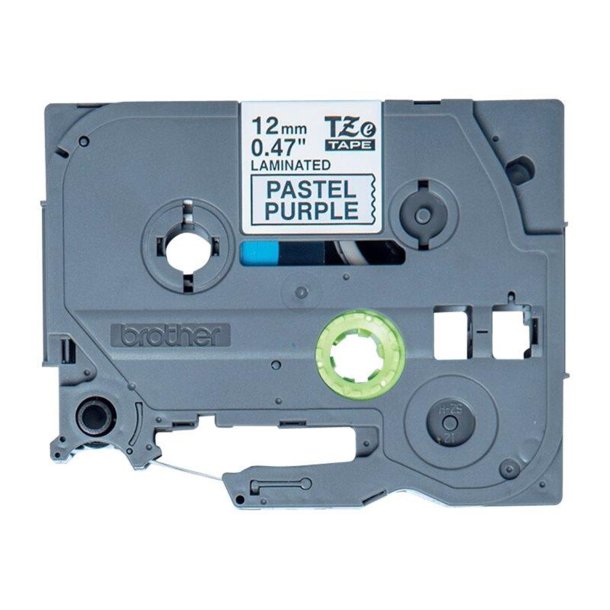 Brother TZe-MQF31 printer sort tekst p lilla lamineret tape