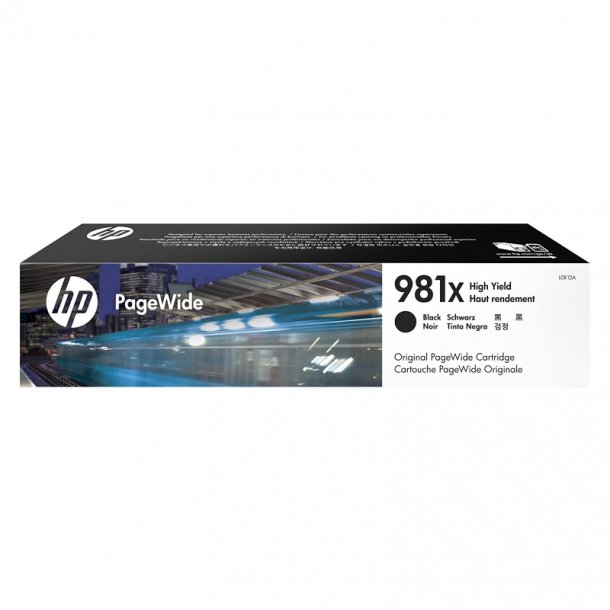 HP 981X BK Ink cartridge  - L0R12A Original - Black 200 ml