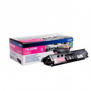 Brother toner TN329M magenta 6000 sider, original