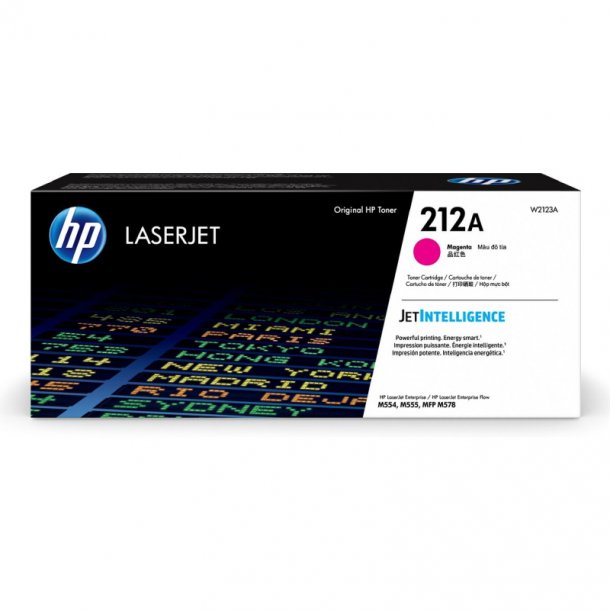 HP 212A M Toner - W2123A Original - Magenta 4500 sider