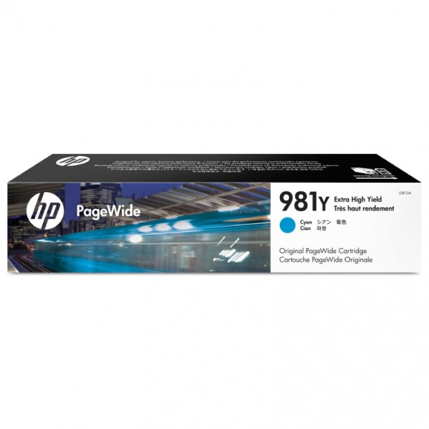 HP 981Y C blkpatron - L0R13A Original - Cyan 320 ml