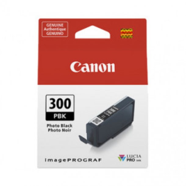 Canon PFI-300 PBK Ink Cartridge - 4193C001 Original - Foto Black 14 ml