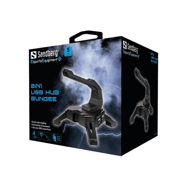Sandberg 2-i-1 USB Hub Bungee