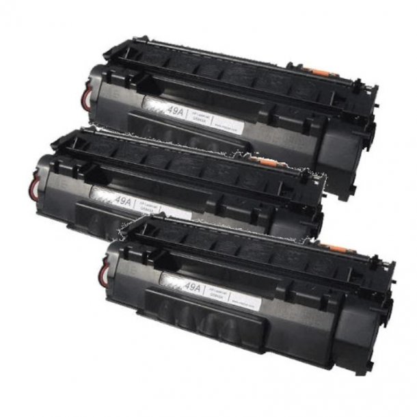 Kompatibel HP 49A XL BK combo pack 3 stk Toner (18000 sidor)