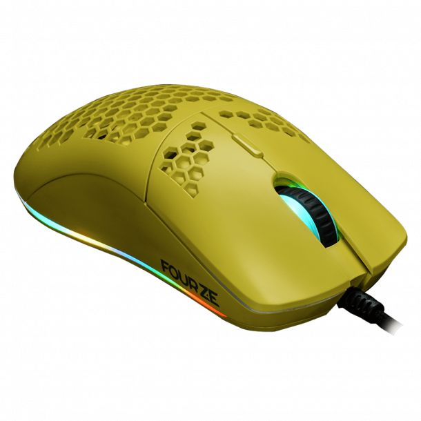 Fourze GM800 Gaming Mouse, Yellow