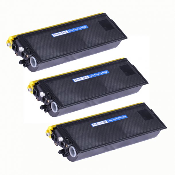 Brother TN 430 BK Combo Pack 3 pcs Toner - Compatible - Black 9000 pages