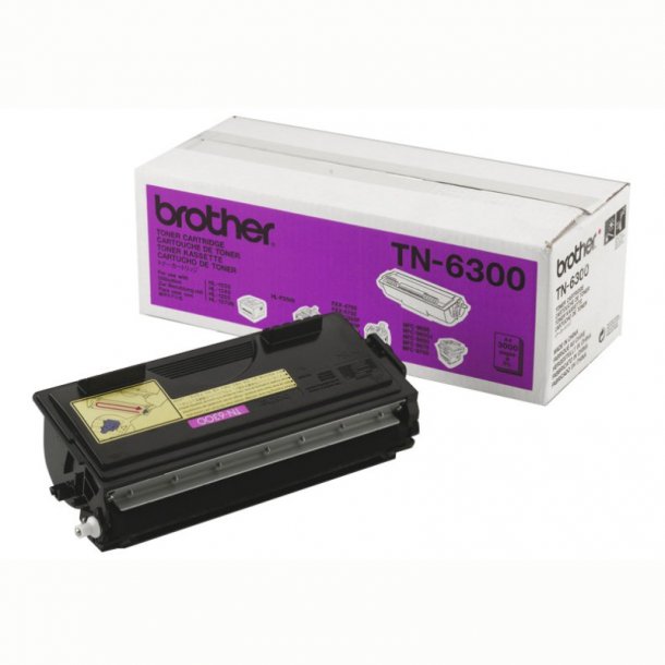 Brother TN6300 BK svart Lasertoner, Original