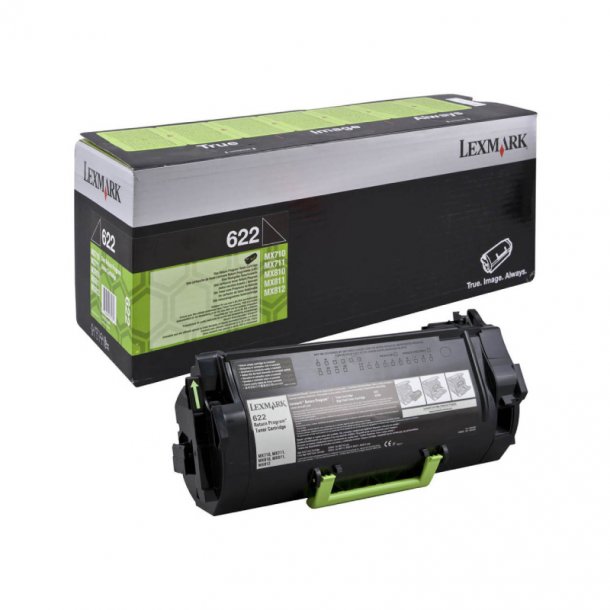 Lexmark 622 BK Toner - 62D2000 Original - Black 6000 pages