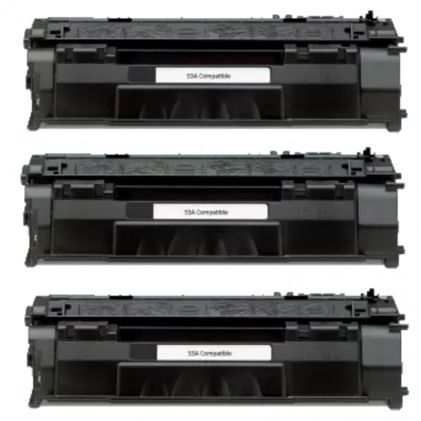 Kompatibel HP 53A XL BK combo pack 3 stk Toner (21000 sidor)