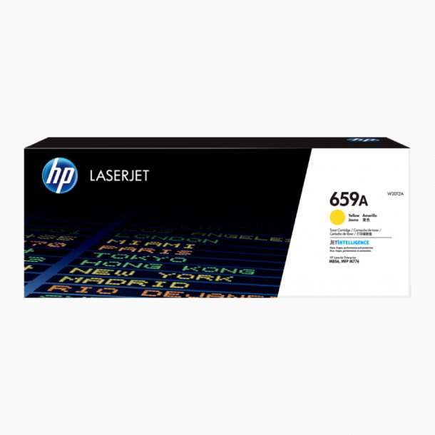 HP 659A Y Toner - W2012A Original - Gul 13000 sider