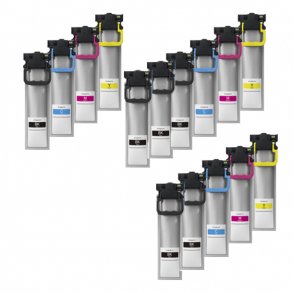 Kompatible blkpatroner Epson T9451 - T9454 - C13T945140, 15 stk. rabatpakke 1080 ml