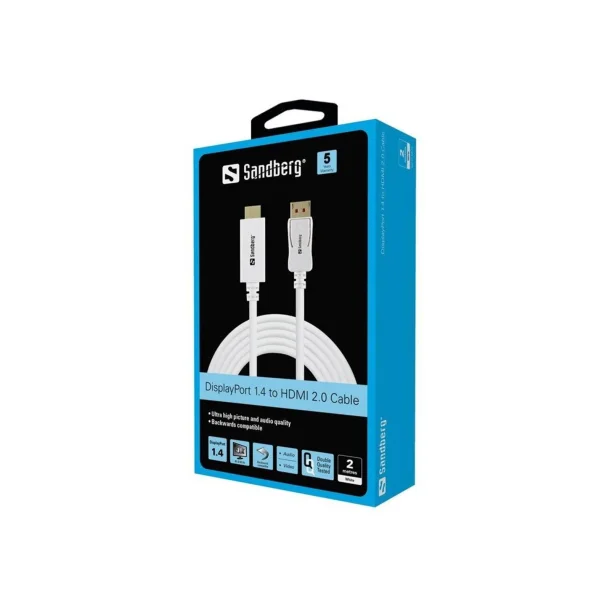 Sandberg DisplayPort 1.4-HDMI 4K60Hz 2m