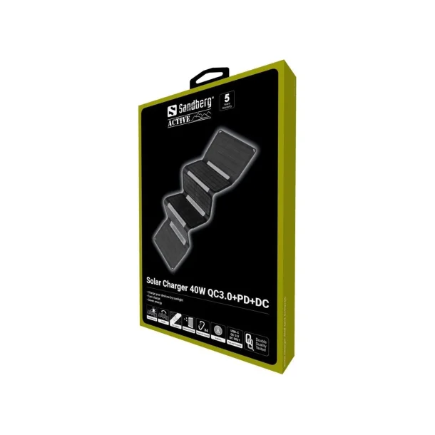 Sandberg Solar Charger 40W QC3.0+PD+DC