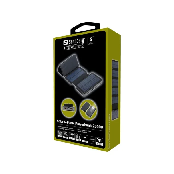 Sandberg Solar 6-Panel Powerbank 20004