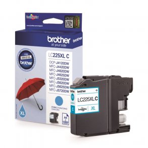 Brother ink cartridge LC225XLC cyan 11,8 ml, original