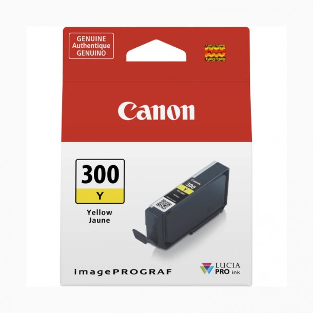 Canon PFI-300 Y blkpatron - 4196C001 Original - Gul 14 ml