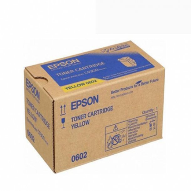 Epson Aculaser C9300N Y Toner - C13S050602 Original - Gul 7500 sider