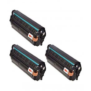 Pixojet toner HP 12X - Q2612X, 3 stk. rabattpakke 7500 sider