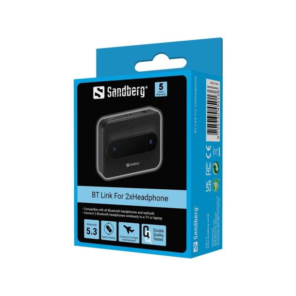 Sandberg BT Link For 2xHeadphone