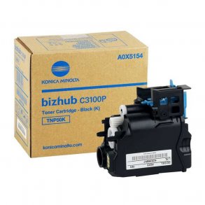 Konica Minolta toner C3100P - A0X5154 svart 5000 sider, original
