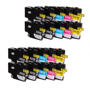 Pixojet bläckpatroner Brother LC 3235 XL, 20 st. rabattpaket 1640 ml