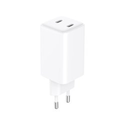 Sandberg AC Oplader med dobbelt USB-C PD65W EU