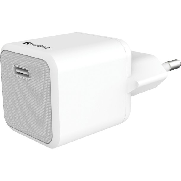 Sandberg USB-C AC 20W Laddare EU + Lightning-kabel 1M