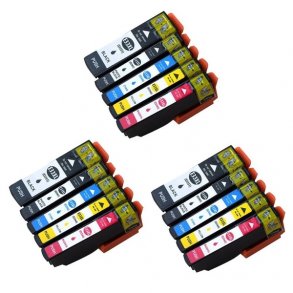 Pixojet bläckpatroner Epson 33XL - C13T33514022, 15 st. rabattpaket 222 ml