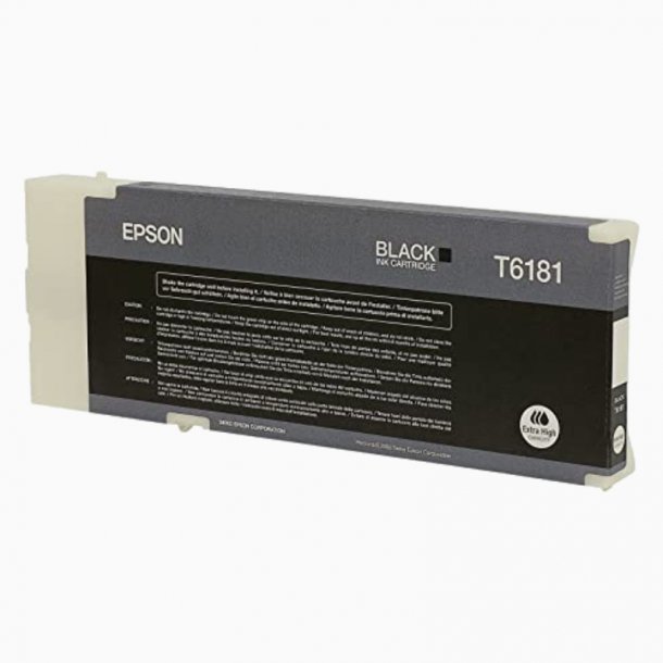 Epson T618 BK Original bl&auml;ckpatron (160 ml)