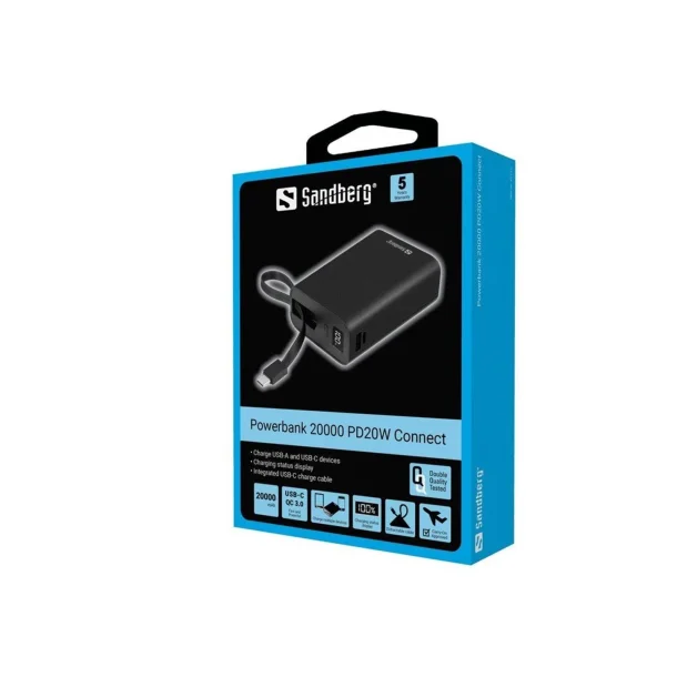 Sandberg Powerbank 20000 PD20W Connect