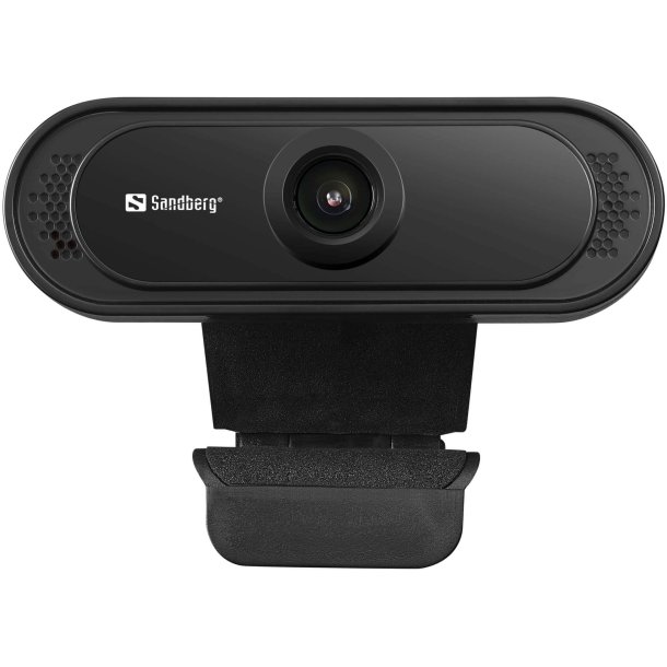 Sandberg USB Webcam 1080P Saver, Svart