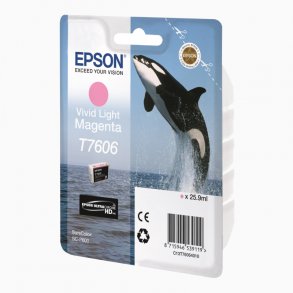 Epson T7606 V LM Original blckpatron (25,9 ml)