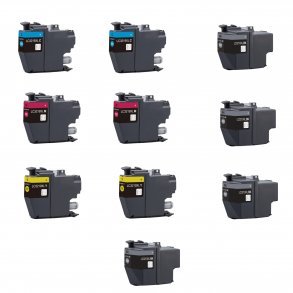 Pixojet ink cartridges Brother LC 3219 XL, 10 pcs. discount pack 380 ml