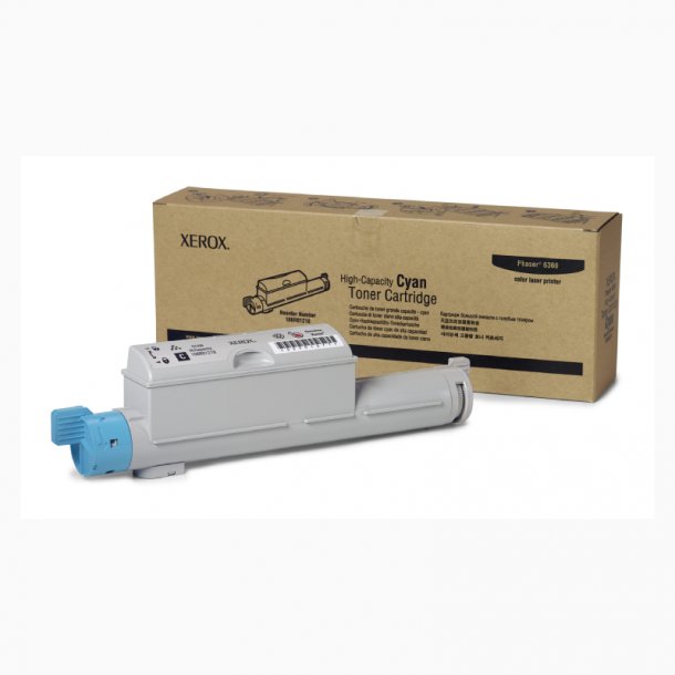 Xerox Phaser 6360 C Toner - 106R01218 Original - Cyan 12000 sider