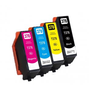 Pixojet bläckpatroner Epson 378 XL - C13T37914010, 4 st. rabattpaket 39,1 ml