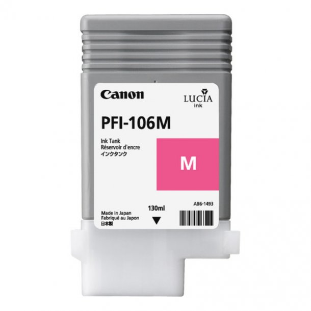 Canon PFI-106 M blkpatron - 6623B001 Original - Magenta 130 ml