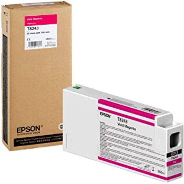 Epson T8243 M blkpatron - C13T824300 Original - Magenta 350 ml