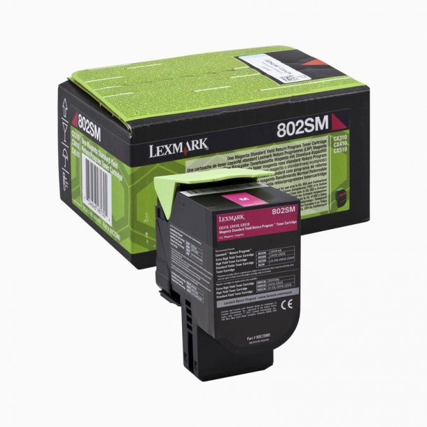 Lexmark 802SM M Original Toner (2000 sidor)